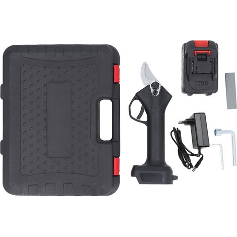 Sécateur électrique professionnel sans fil, portable et rechargeable, pour le jardinage d'extérieur, alimenté par batterie