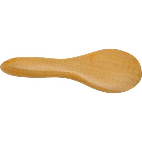 Planche Gua Sha en bois pour massage des points d'acupuncture du visage et des yeux - Outil de massage beauté et bien-être (1/5)