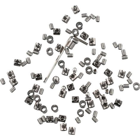 Lot de 50 serre-câbles de 3 mm pour fixation de câbles. (1/5)