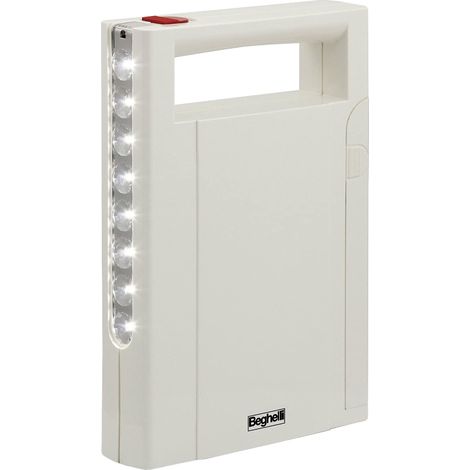 Lampada Portatile Ricaricabile Anti Black-Out BEGHELLI - Autonomia 6 Ore (1/2)