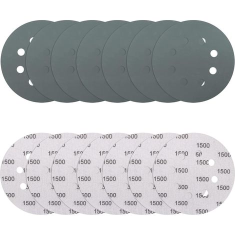 Schleifpapier 125mm Klett 1500 8 Löcher Exzenterschleifer P1500 (1/5)