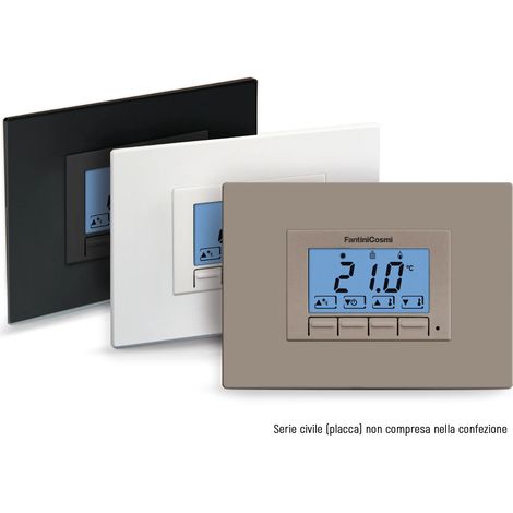 TERMOSTATO INCASSO 503 FANTINI COSMI CH121K BIANCO NERO SABBIA