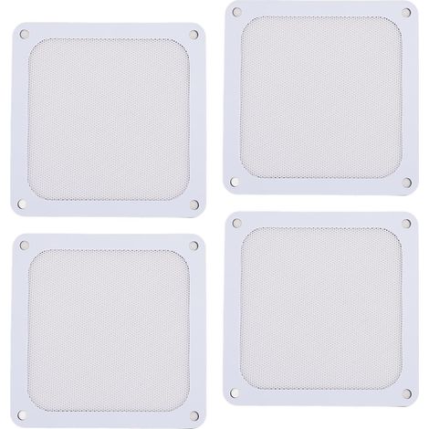 Filtre Anti-poussière de Ventilateur PC, 4 Pièces PVC 120x120mm Grilles de Filtre de Ventilateur D'ordinateur avec Vis, Cadre Magnétique Anti-poussière de Ventilateur PC (1/5)
