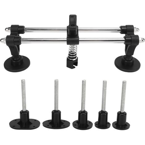 Ortviai Kit de Réparation de Bosselures sans Peinture pour Voitures – Pont à Double Bras en Acier et Plastique, Noir (1/5)
