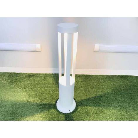 Lampione Per Giardino Lampada Led 12w Luce Calda Esterno Ip65 Lampioncino Da Terra Bianco (1/4)