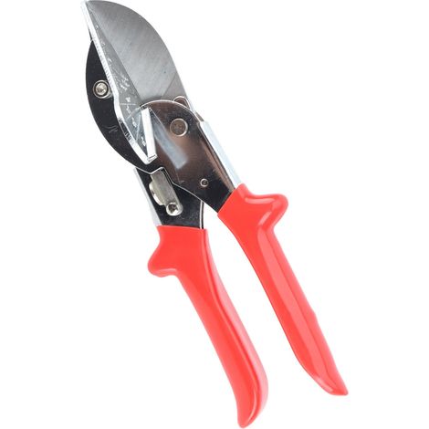 cisaillement à 45 degrés, cisaillement de chemins de câbles souples fixes, cisaillement de bandes de menuiserie, cisaillement de conduits PVC à angle droit (1/5)
