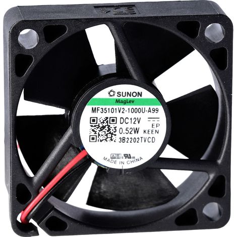 Sunon MF35101V2-1000U-A99 Axiallüfter 12 V/DC 11.04 m³/h (L x B x H) 10 x 35 x 35 mm