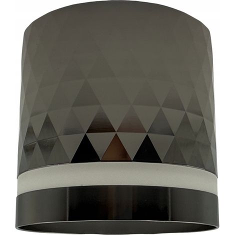 Tubo de luz de techo, foco negro moderno GX53 (1/4)