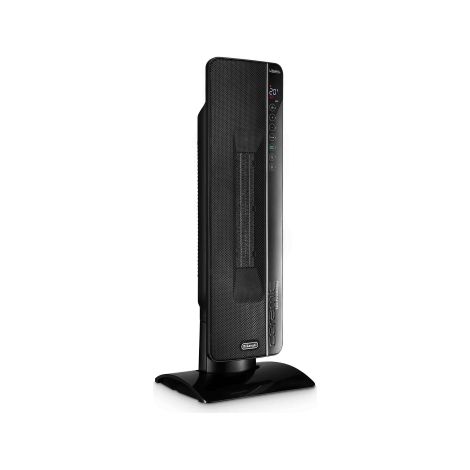 Ae'rotherme ce'ramique DeLonghi 2400W 3 puissances avec thermostat d'ambiance motorise' a' oscillation avec te'le'commande