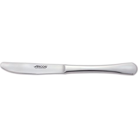 Couteau à dessert Arcos Madrid 555600 monobloc en une seule pièce en acier inoxydable 18/10, épaisseur 3 mm et lame de 10 cm dans une boîte.