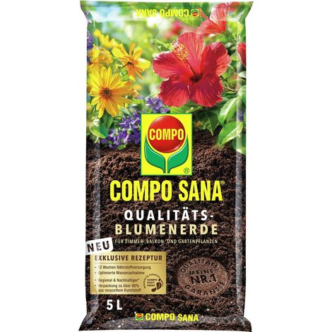 COMPO SANA Qualitäts-Blumenerde 5l (1/5)