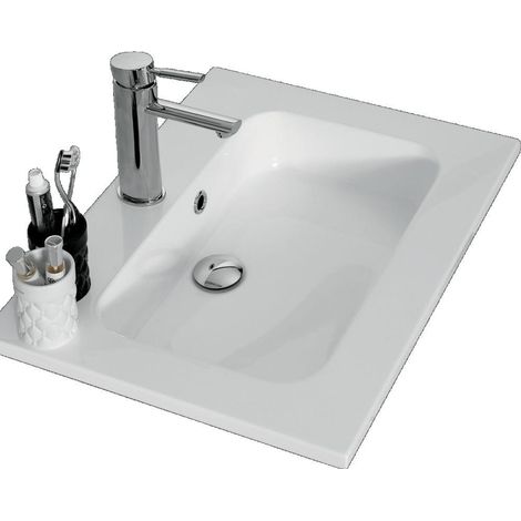 Plan vasque EVA céramique blanc 60 1 cuve NEOFORM INDUSTIES (NEOVA) A0582917