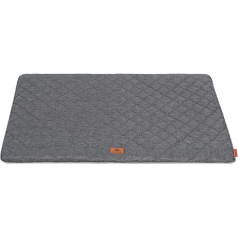 Coussin pour chien toutes saisons, lavable amovible, gris clair XL 91×61×4cm, pour chiens jusqu'à 18kg (1/5)