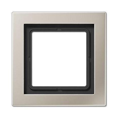 Jung Telaio 1 posto, LS-DESIGN, acciaio inox, montaggio verticale e orizzontale ESD 2981