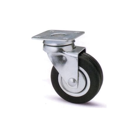 RUOTA MOBILE D 60 MM DOPPIA CORONA 160 PIASTRA- 8,0 pz