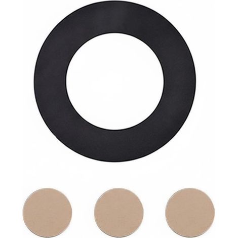 Tapis de protection sol en caoutchouc pour base ronde, antidérapant (1/5)