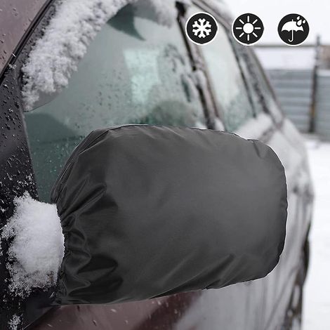Lot de 2 housses de protection étanches pour rétroviseurs extérieurs, protection contre le gel, accessoires d'hiver pour véhicules. (1/5)