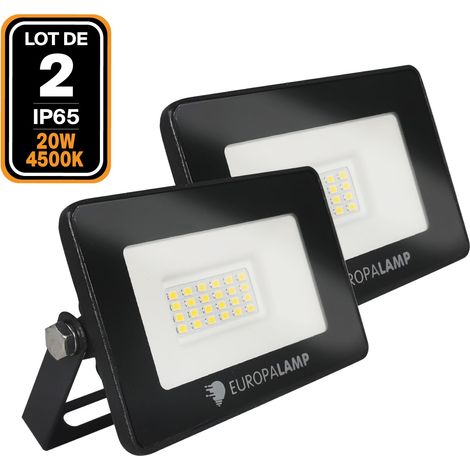 2 Projecteurs LED 20W Ipad Blanc neutre 4000K Haute Luminosité (1/6)