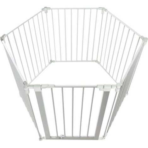 Clôture en aluminium avec portail pour chiens