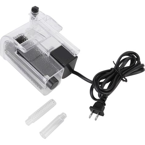 Filtre Aquarium Externe 3-en-1 Silencieux avec Pompe à Oxygène – Plastique, 19x8 cm, 300 L/h (1/5)