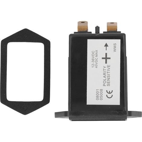 Mechanical hour meter - High precision quartz, for industrial production/generator/construction site/vehicle 12-36VDC (1/5)