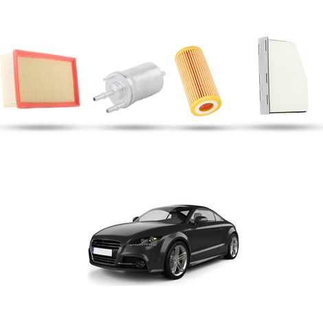 Kit Tagliando 4 filtri compatibile con Audi TT II (8J3) 2.5 tfsi 250kw dal 2009 (1/5)