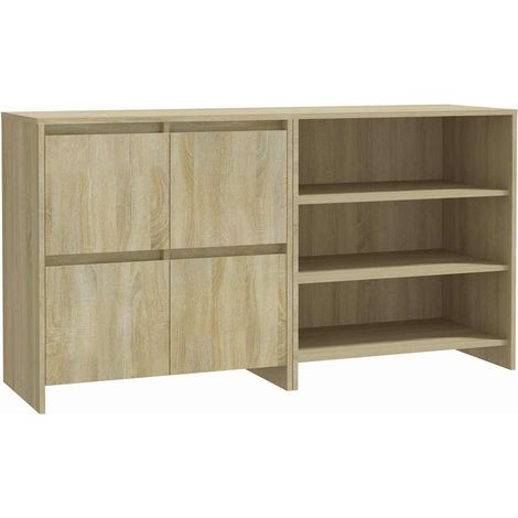 Maison Exclusive - Aparador de 2 piezas madera manufacturada colo (1/5)