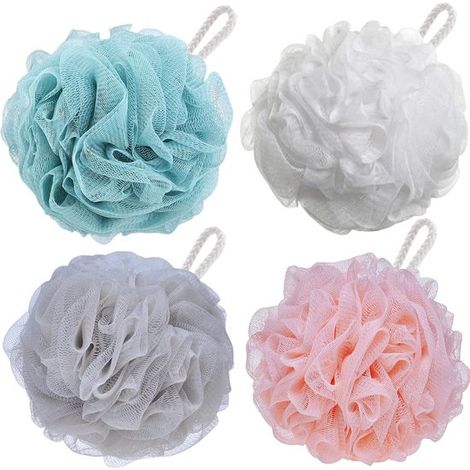 pièces - Éponge de Douche - Éponge filet - Éponge de Massage - Éponge à récurer - Éponge de bain - Éponge douce - 30g - 14 cm - Accessoires de vêtements pour bébé de salle de bain (1/5)