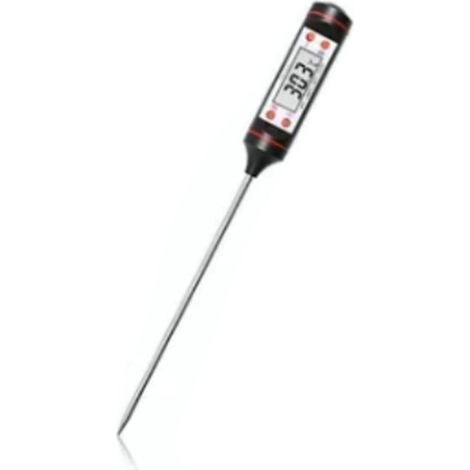 Termometro digitale da cucina in acciaio inox – sonda – batteria – cucina