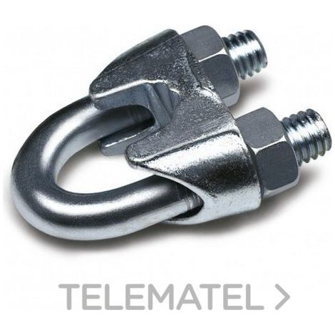 Sujetacable Galvanizado Para Cable Ø  22 - Din 741  15 Pz