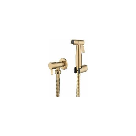 Kit de pulvérisateur de bidet WC en acier inoxydable, or –