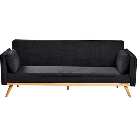 Sofa Bed ASAA Fabric Black