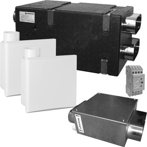 Limodor AirClean System - zentrales Lüftungsgerät 120 m³/h