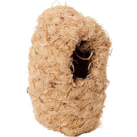 Nid en paille pour oiseaux, diam. 9 x H. 14 cm (lot de 10)