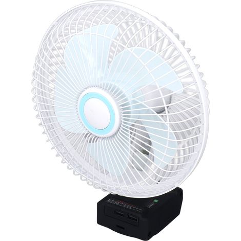 Akku-Ventilator 30W Mini-Tischventilator mit 5 Flügeln, bürstenloser Motor, Kühlventilator für BL1830, BL1840, BL1850, BL1860 (1/5)