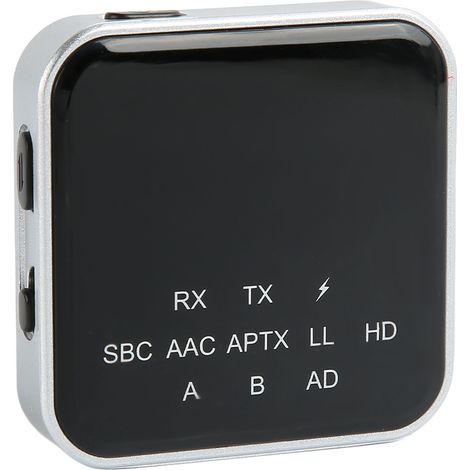 Émetteur Récepteur Bluetooth 2-en-1 à Faible Latence avec Interface AUX 3.5mm pour Télévision et Ordinateur (1/5)