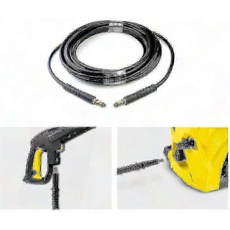 Tuyau Haute Pression 6m pour Nettoyeur Karcher K2 K3 K4 K5 Série K (1/4)