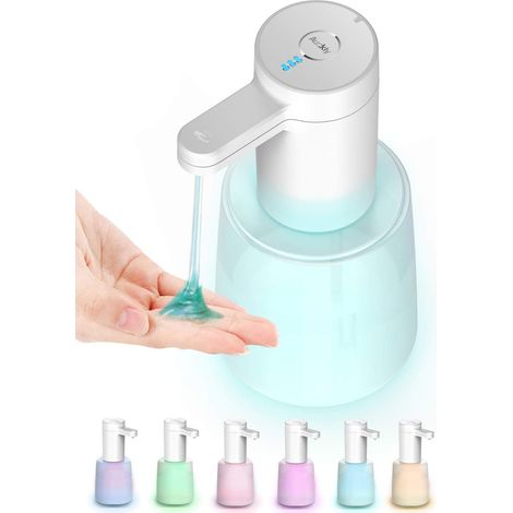 Distributeur automatique de gel hydroalcoolique avec capteur infrarouge 450 ml IPX7 pour les mains rechargeable par USB Distributeur auto (1/5)
