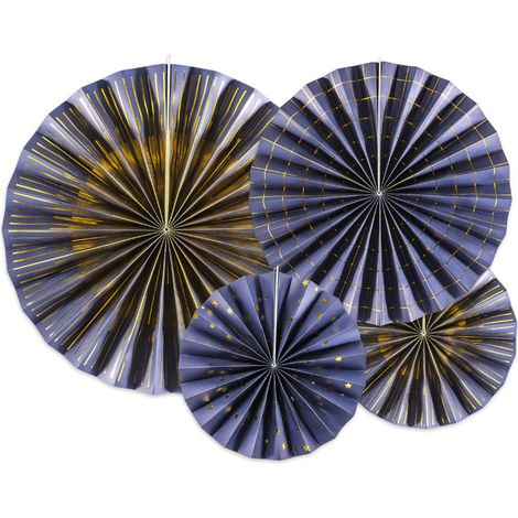 Rosetones decorativos, color azul marino (1 paquete / 4 uds.) (1/5)
