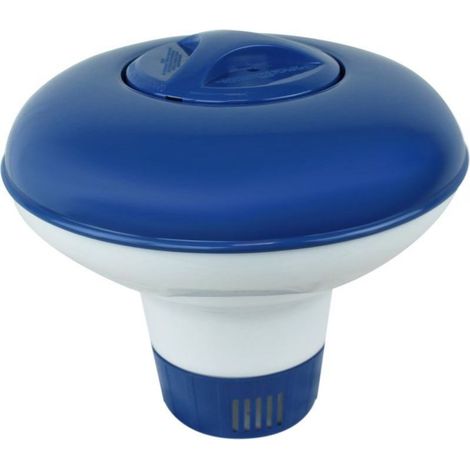 Lot de 2 diffuseurs de chlore ou de brome flottants réglables Ø 5 pouces (12,7 cm) - Linxor (1/3)