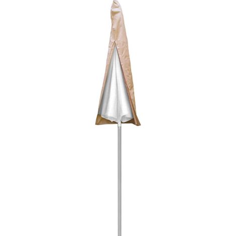 Custodia per Ombrellone da Giardino Palo Centrale 3x4m in Poliestere Taddei Beige (1/2)