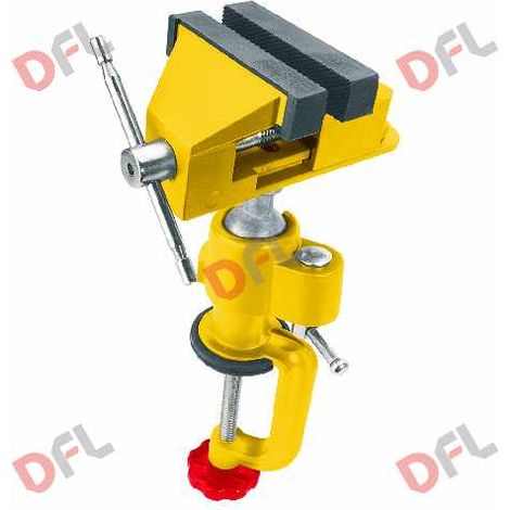 Mini Schraubstock drehbar um 360°, Aluminium
