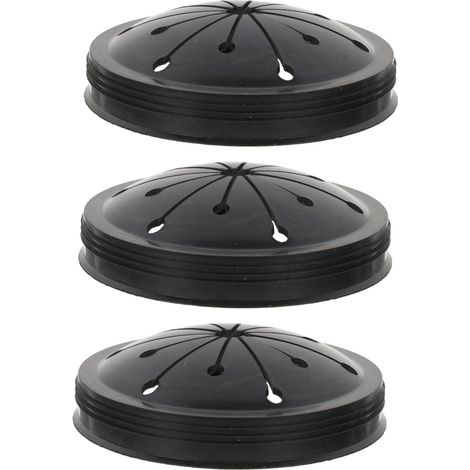 3 pièces Lot de Caches Évier Durables Protection Éclaboussures Pratique pour Broyeur Déchets Bouchon Évier Amovible et Facile à Nettoyer(80mm)