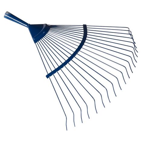 OUTILS PERRIN Balai à gazon dents rondes sans manche