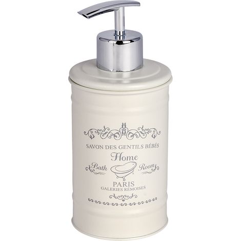 WENKO Seifen Spender HOME Lotion Flüssigkeit Dosierer 350 ml WC Bad Küche (1/3)