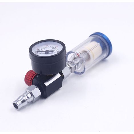 Pressure gauge for pneumatic gun, oil and water separator, paint gun adjustment valve, filter, water grid, terminal grid (1/3)