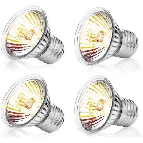 Lampadina riscaldante per terrario, attacco E27, 50W, UVA UVB per tartarughe, lampada riscaldante dimmerabile per tartarughe, lampada riscaldante per pulcini, lampadina riscaldante per lucertole, tart (1/5)
