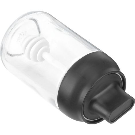 Bocal en verre hermétique original pot à miel avec cuillère et couvercle pour cuisine maison 250ml (1/5)