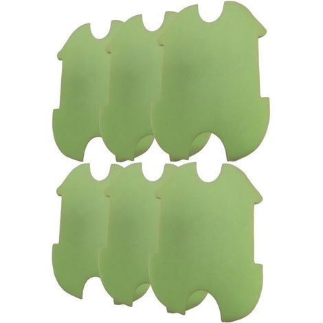 Lot de 6 éponges filtrantes pour robot de piscine A1 – pour mousse de coton de qualité supérieure, matériau résistant et durable, remplacement rapide, 285 x 245 mm (vert) (1/5)