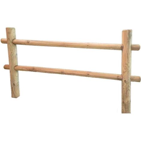 Recinzione Staccionata 200 x 150h cm in legno di pino impregnato, a 4 pali (1/5)